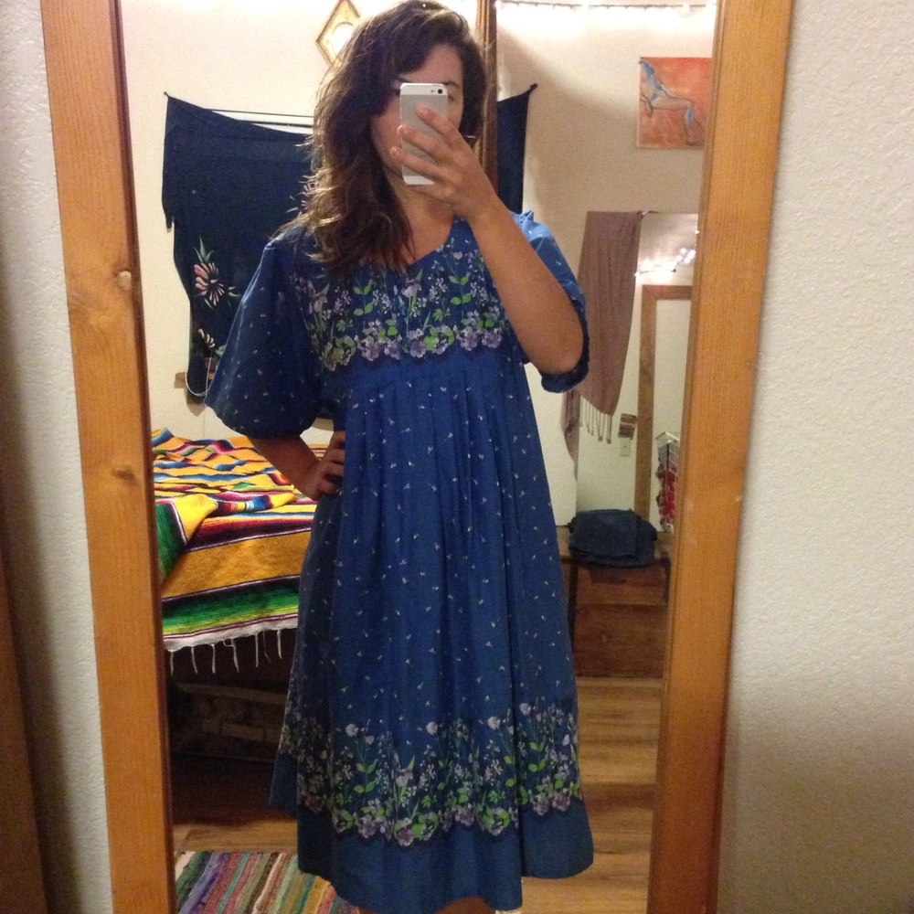 Floral muumuu